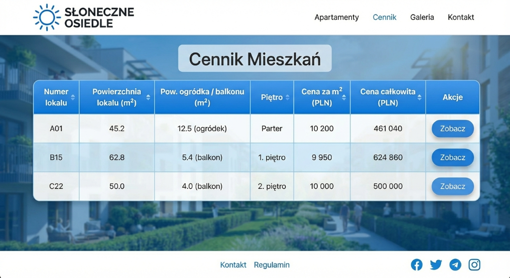 Panel DewSolutions - automatyczne raportowanie cen deweloperskich do dane.gov.pl